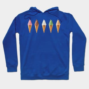 Summer Soft Serve Ice Cream Cones Hoodie